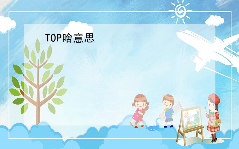 TOP啥意思