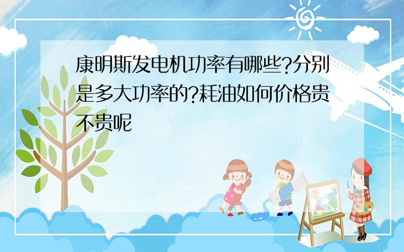 康明斯发电机功率有哪些?分别是多大功率的?耗油如何价格贵不贵呢