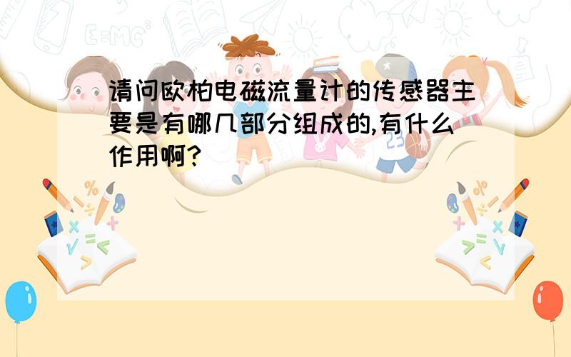 请问欧柏电磁流量计的传感器主要是有哪几部分组成的,有什么作用啊?