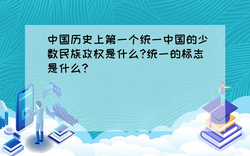 中国历史上第一个统一中国的少数民族政权是什么?统一的标志是什么?