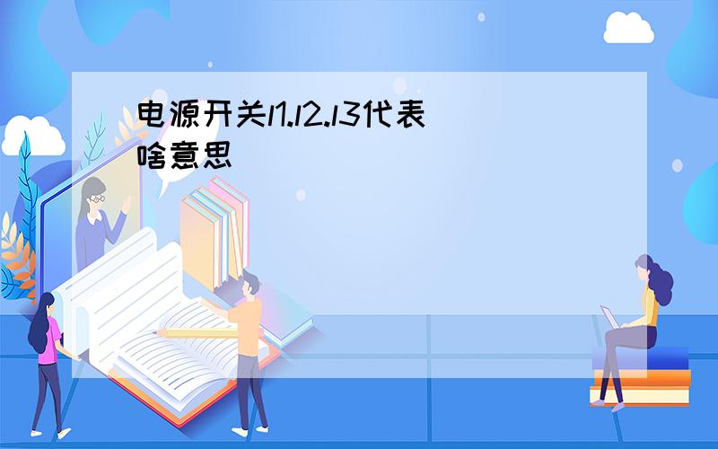 电源开关l1.l2.l3代表啥意思