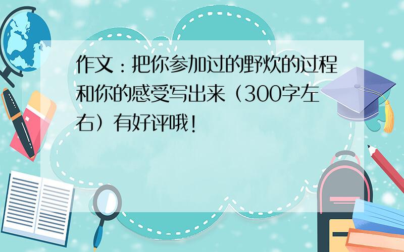 作文：把你参加过的野炊的过程和你的感受写出来（300字左右）有好评哦!