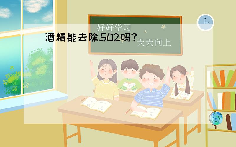 酒精能去除502吗?