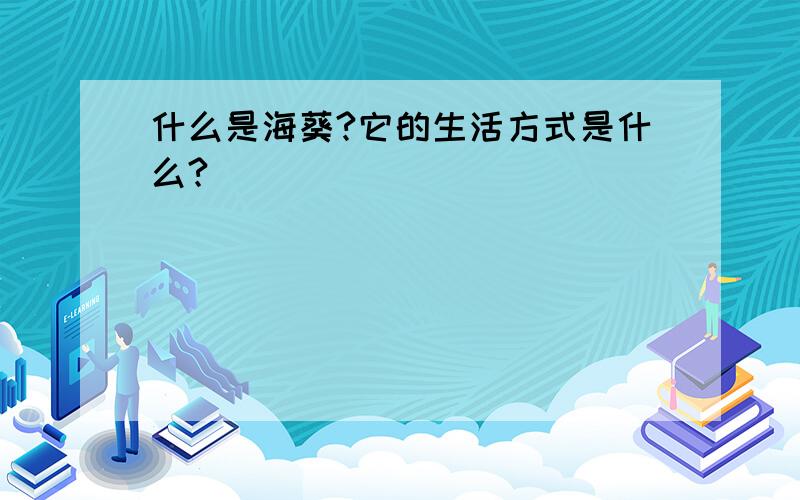 什么是海葵?它的生活方式是什么?