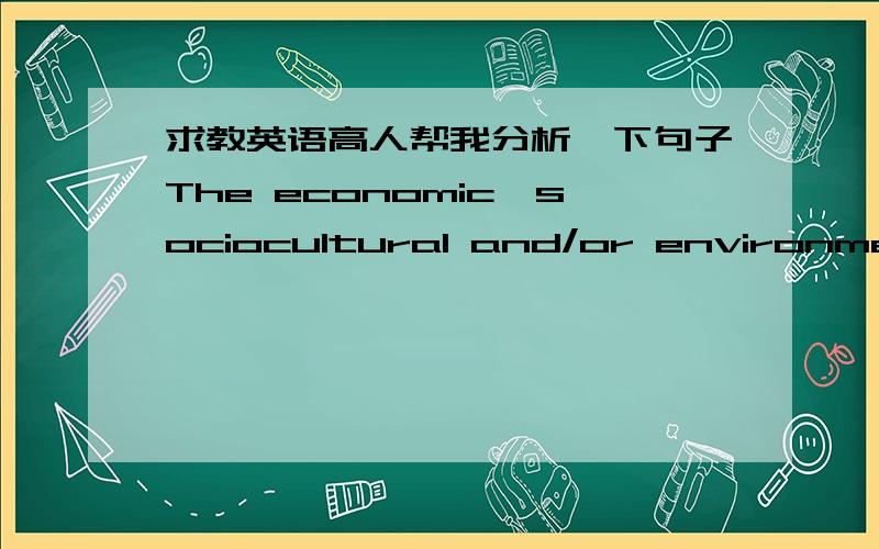 求教英语高人帮我分析一下句子The economic,sociocultural and/or environmental benefits that tourism canachieve for the host community far outweigh any negative impacts brought aboutby tourism.请问哪位英语高手能告诉我这句英