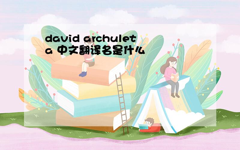 david archuleta 中文翻译名是什么