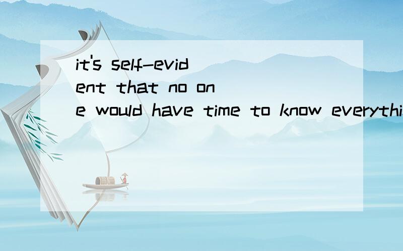 it's self-evident that no one would have time to know everything ——going on in the world.A.there is b.as is c.it is d .what is