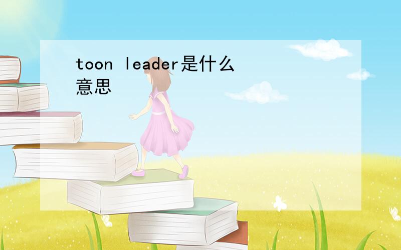 toon leader是什么意思