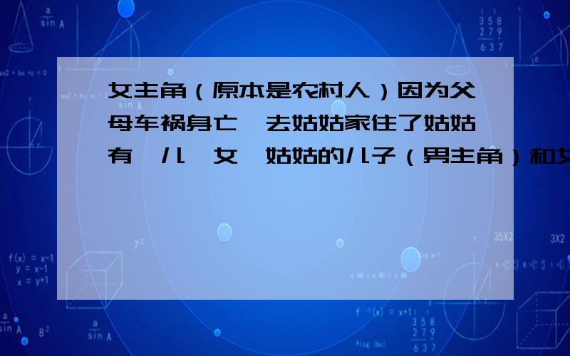 女主角（原本是农村人）因为父母车祸身亡,去姑姑家住了姑姑有一儿一女,姑姑的儿子（男主角）和女儿爱在她身边做恶作剧,后来女主角和男主角的兄弟相爱了,并结婚了,但在婚礼当天男主