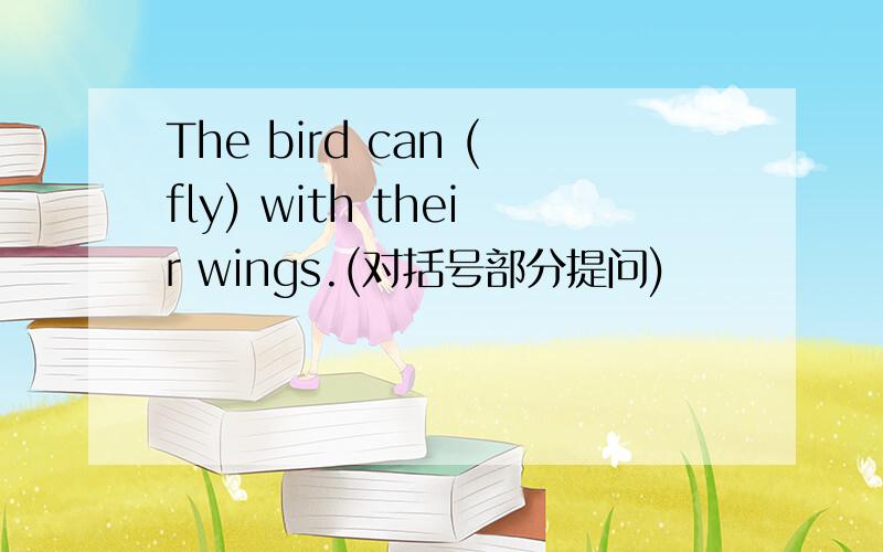 The bird can (fly) with their wings.(对括号部分提问)