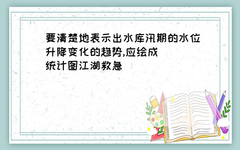 要清楚地表示出水库汛期的水位升降变化的趋势,应绘成( )统计图江湖救急