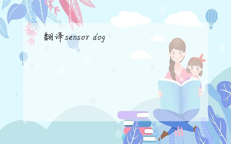 翻译sensor dog