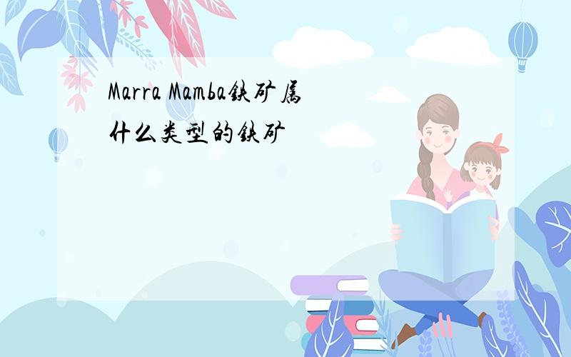 Marra Mamba铁矿属什么类型的铁矿