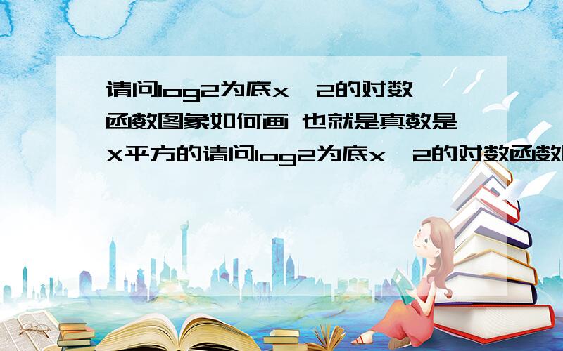 请问log2为底x^2的对数函数图象如何画 也就是真数是X平方的请问log2为底x^2的对数函数图象如何画 也就是真数是X平方的 上图!1楼，当X=1时 f(1)=1 应该过（1，1） 看来还是我自己描点做图吧！