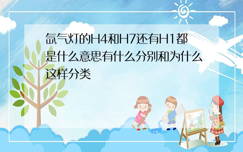 氙气灯的H4和H7还有H1都是什么意思有什么分别和为什么这样分类