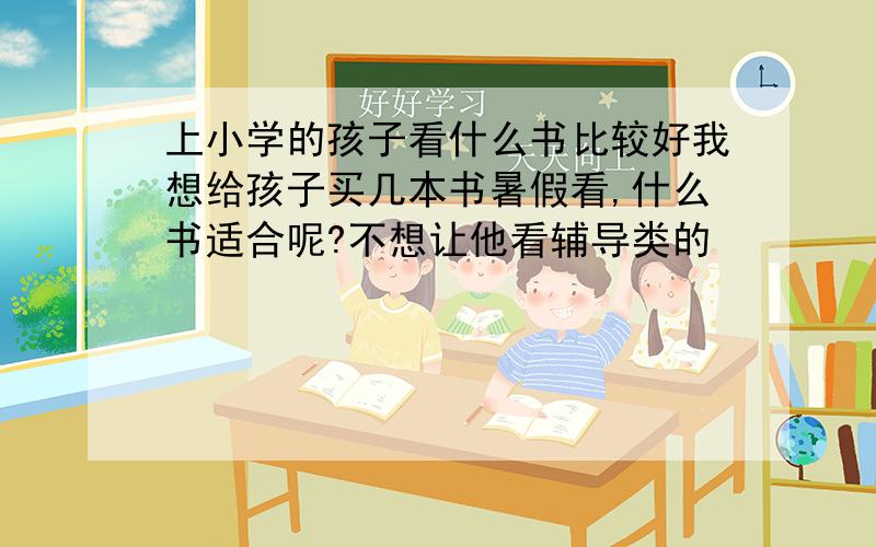 上小学的孩子看什么书比较好我想给孩子买几本书暑假看,什么书适合呢?不想让他看辅导类的