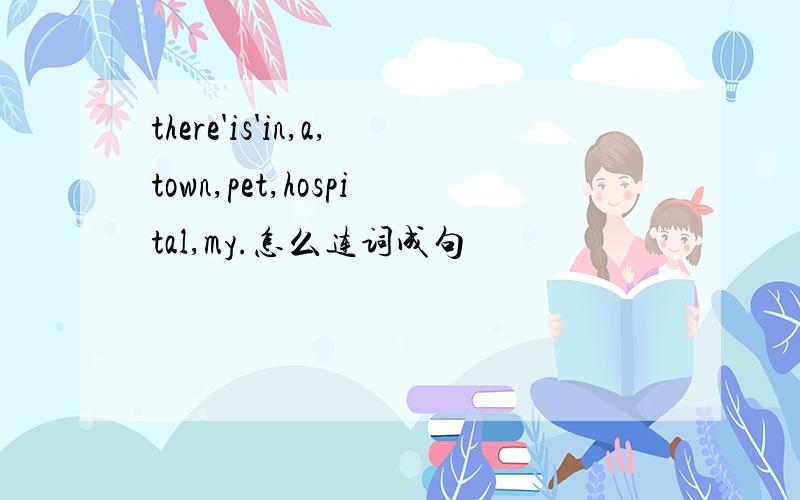 there'is'in,a,town,pet,hospital,my.怎么连词成句