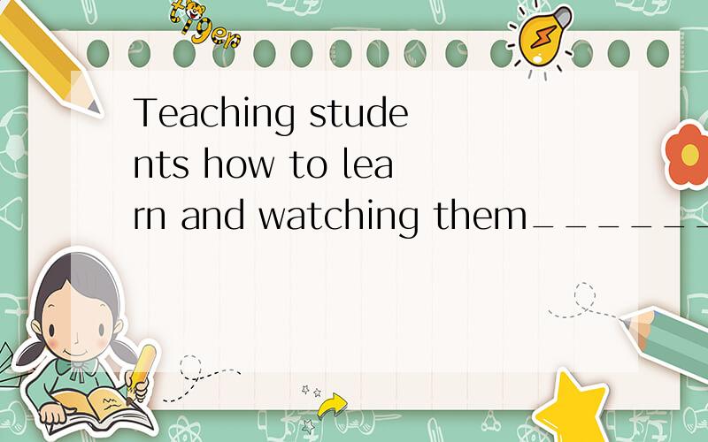 Teaching students how to learn and watching them____________for academic excellence is an incredible teaching experience (striv)