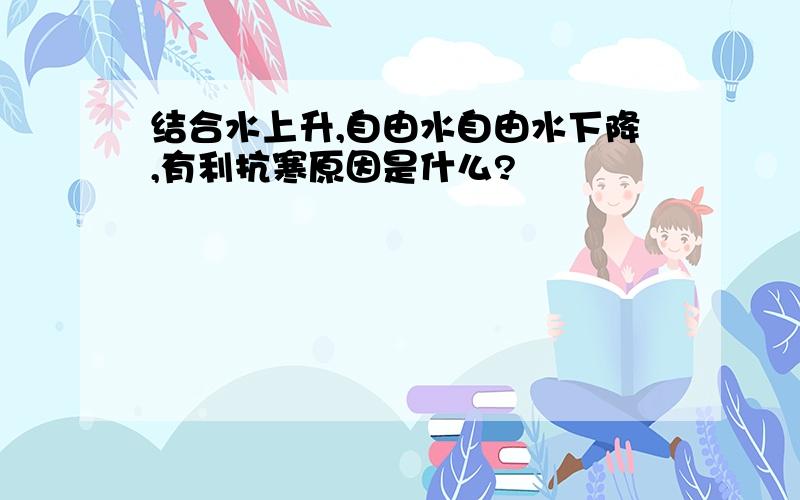 结合水上升,自由水自由水下降,有利抗寒原因是什么?