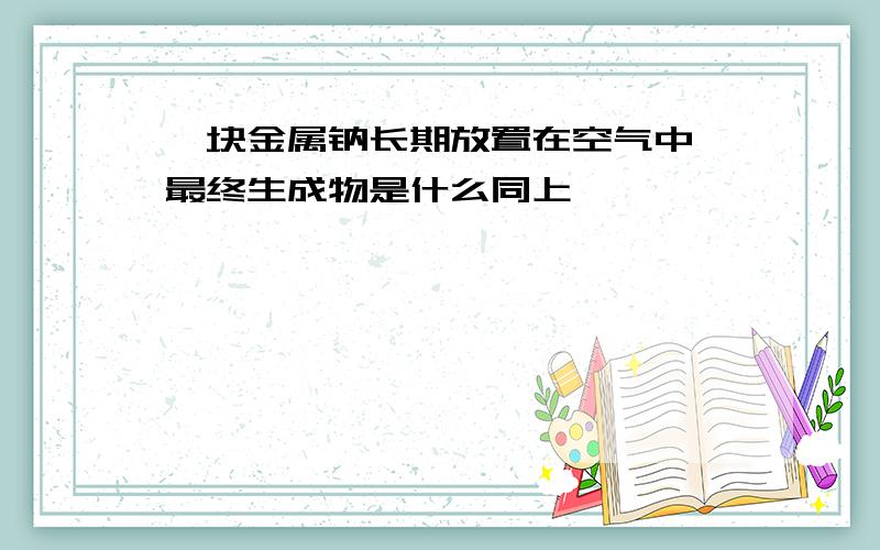 一块金属钠长期放置在空气中,最终生成物是什么同上