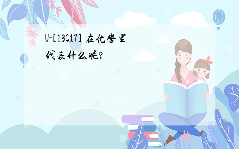 U-[13C17] 在化学里代表什么呢?