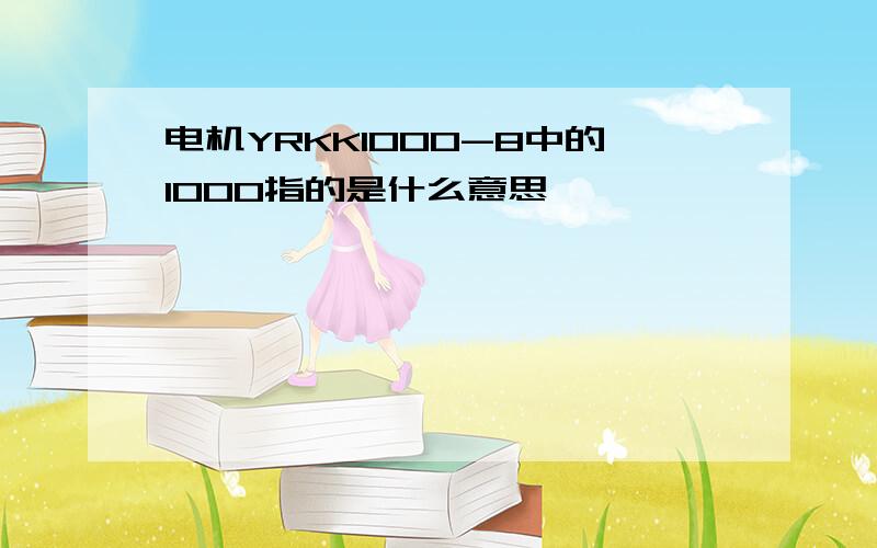 电机YRKK1000-8中的1000指的是什么意思,