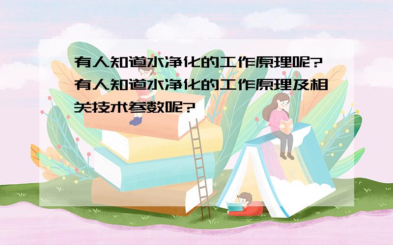 有人知道水净化的工作原理呢?有人知道水净化的工作原理及相关技术参数呢?