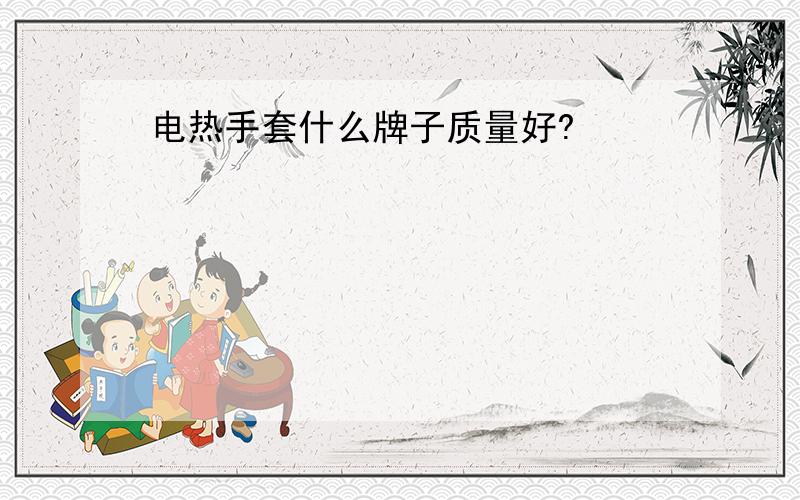 电热手套什么牌子质量好?