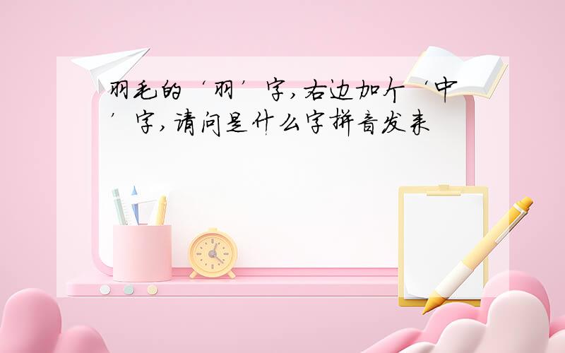 羽毛的‘羽’字,右边加个‘中’字,请问是什么字拼音发来